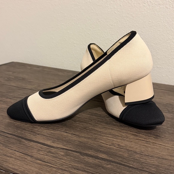 Vivaia Almond-Toe Chunky Heels (Julie Pro) Shoes - Picture 5 of 8